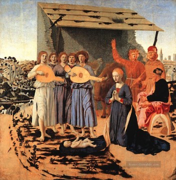Nativity Italienischen Renaissance Humanismus Piero della Francesca Ölgemälde
